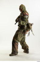  Photos John Hopkins Army Postapocalyptic Suit Poses aiming the gun standing whole body 0018.jpg